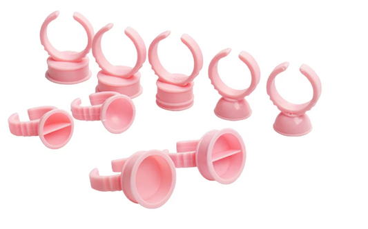 100 unids anillo de tinta, contenedor, soporte.