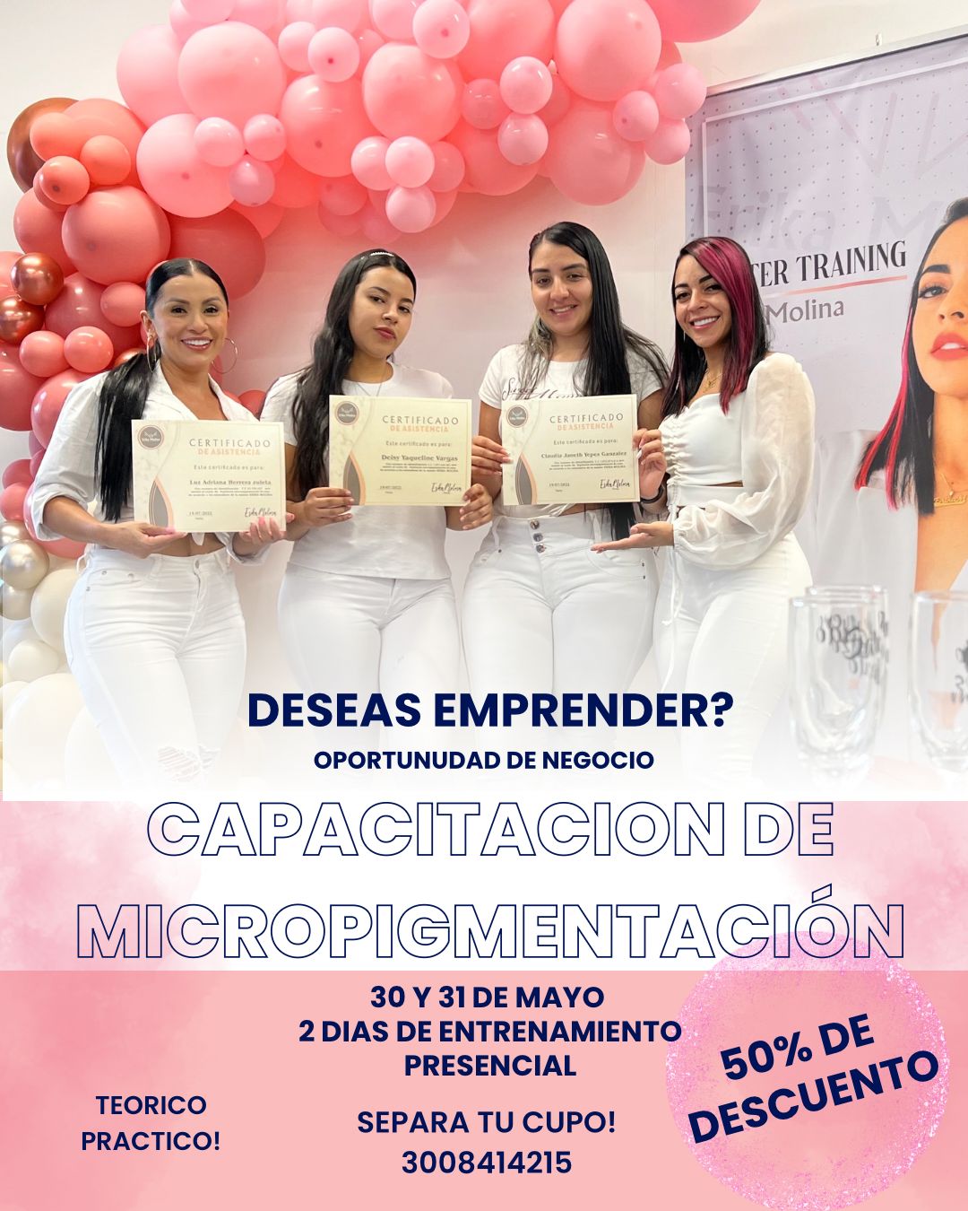 ¡Únete al equipo de la Academia Erika Molina! ✨