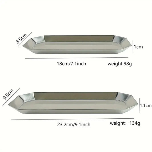 Bandeja de acero inoxidable