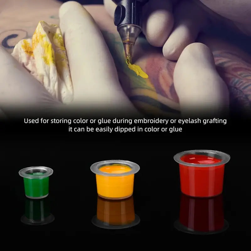Kit de herramientas para mezclar y almacenar tinta.