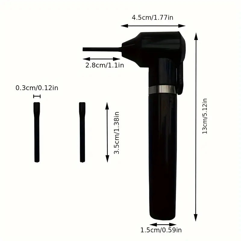 Kit de herramientas para mezclar y almacenar tinta.