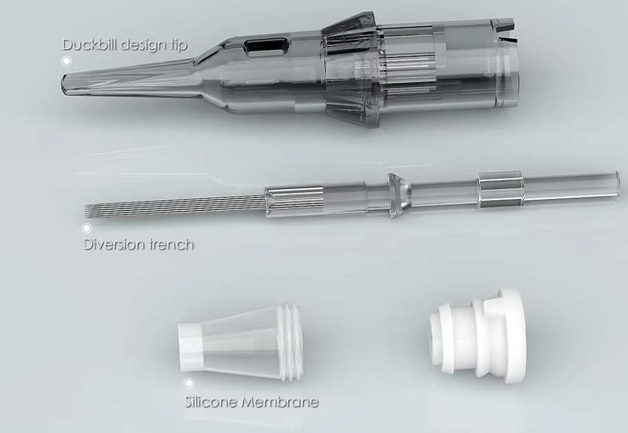 20 piezas cartucho esterilizada de 0,16/0,18/0,2mm para máquina rotativa